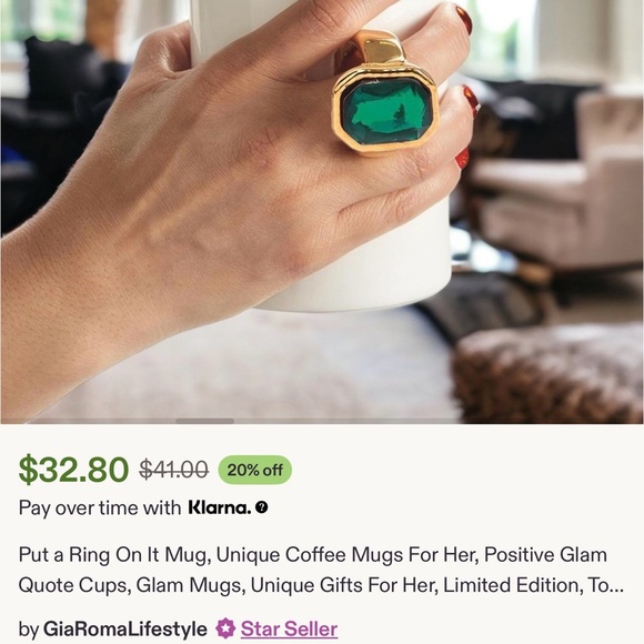 Put a ring on it coffee mug - Picture 3 of 5